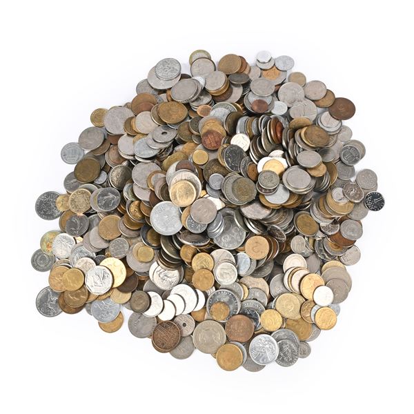 Lotto di monete di metallo vile Europa
