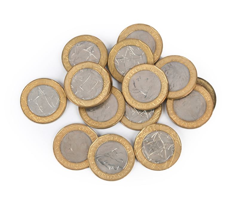 Repubblica Italiana, collezione di 15 banconote da 1.000 Lire 1997 (con difformità dei confini re...