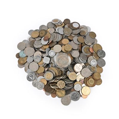 Lotto di monete di metallo vile dell’Oltremare