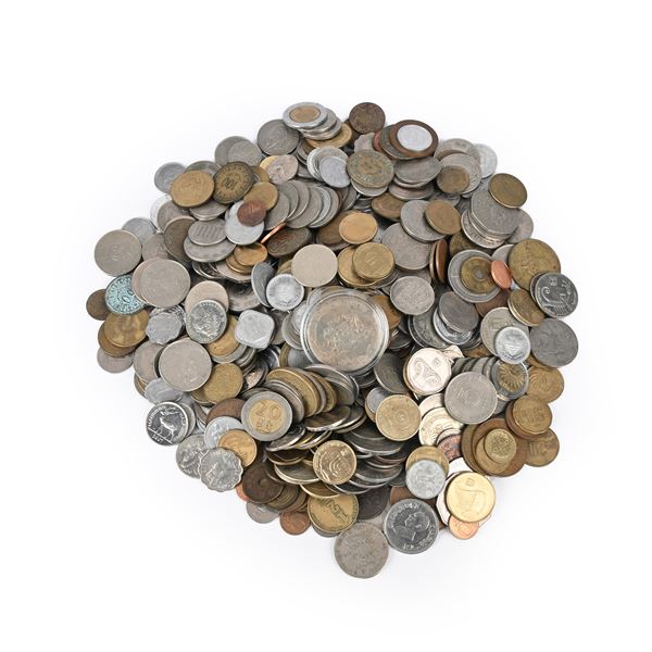 Lotto di monete di metallo vile Oltremare