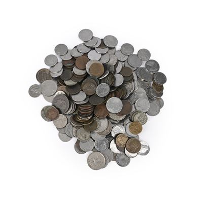 Lotto di Monete di Metallo Vile del Regno D'italia: Vittorio Emanuele II, Umberto i e Vittorio Em...