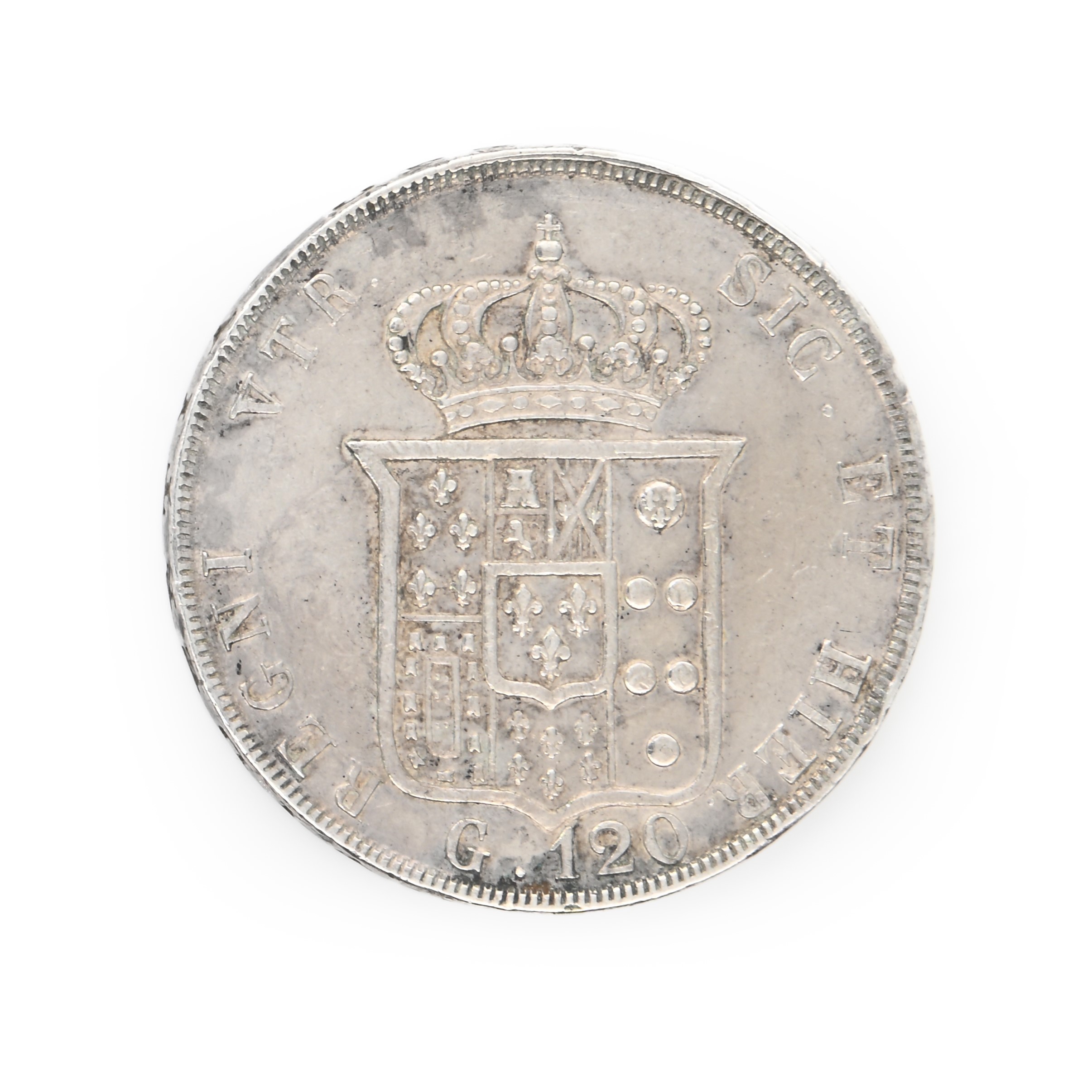 Piastra da 120 Grana 1847 Ferdinando II Regno delle 2 Sicilie