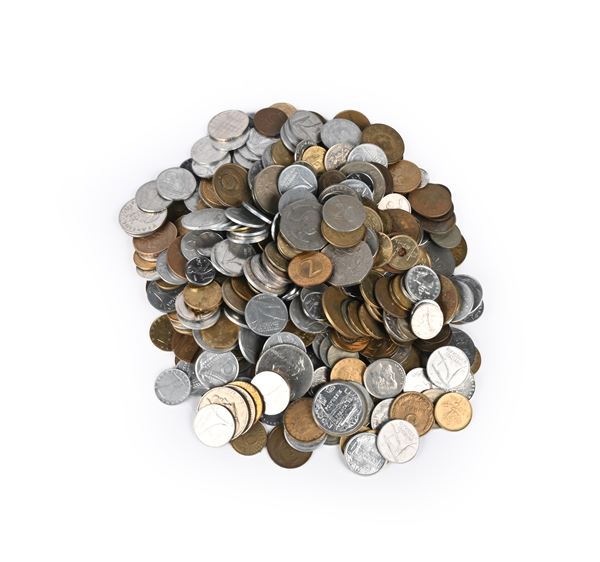 Lotto di monete di metallo vile Italia, Europa ed oltremare