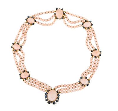 Collana con Corallo Pelle D'angelo