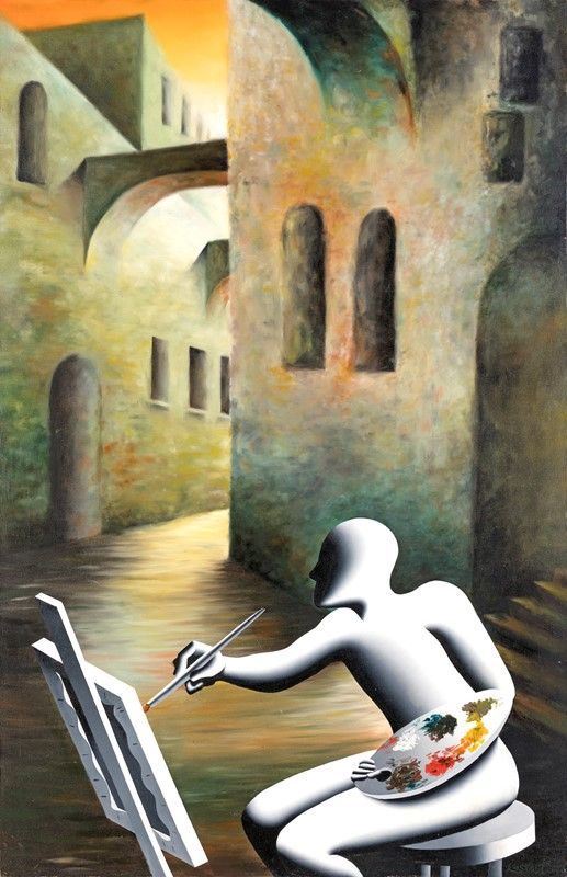 Mark Kostabi - Oil And Water