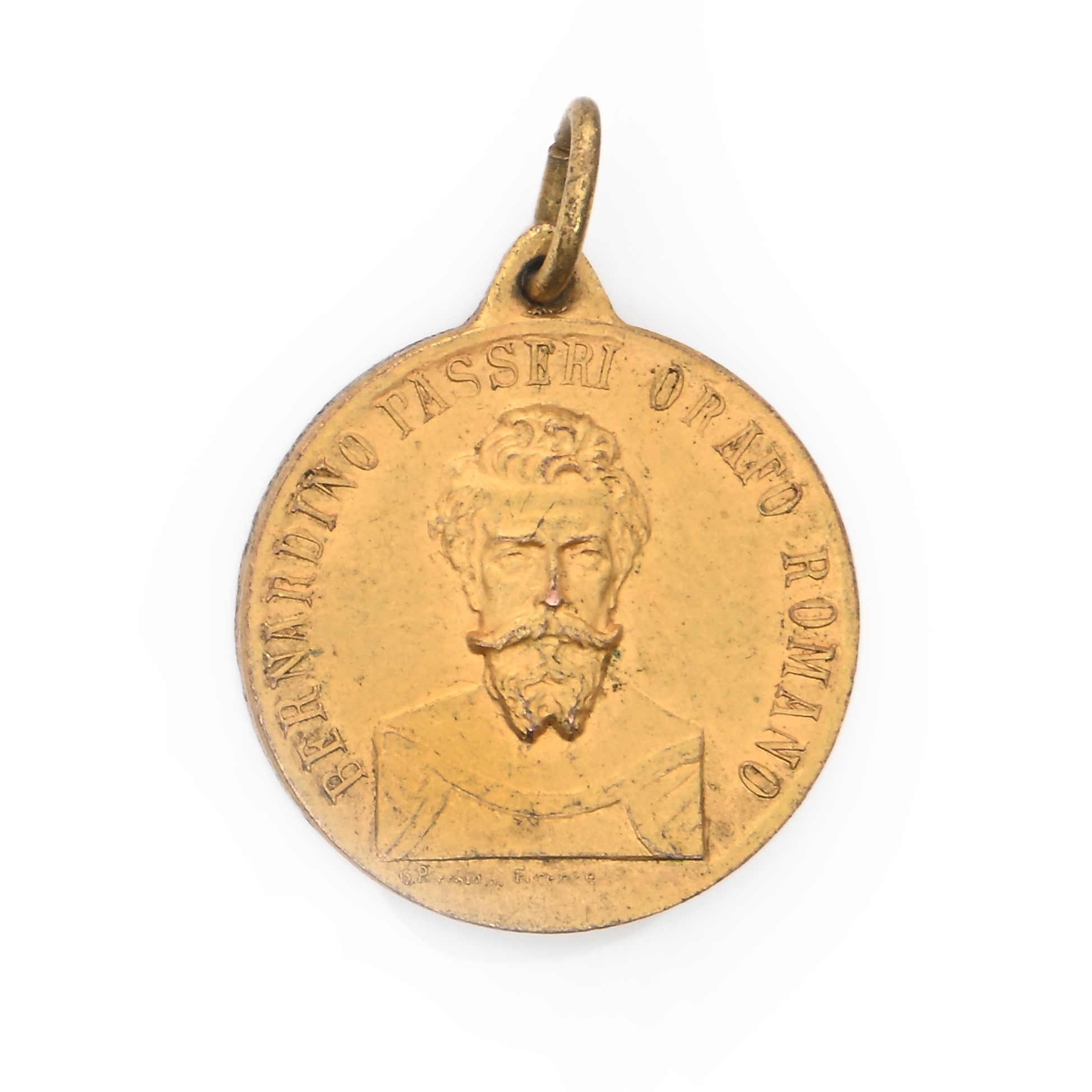 Società di Mutuo Soccorso Orafi di Roma, Medaglietta celebrativa del cinquantenario 1863–1913 in ...