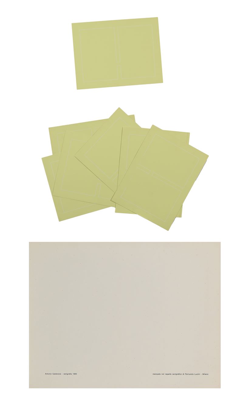 Lotto di 8 serigrafie