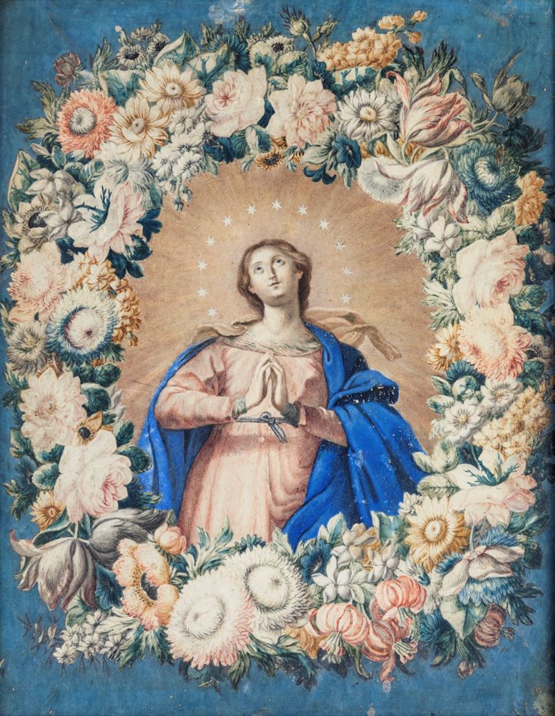 Scuola Romana della Fine del XVIII Secolo - Immacolata Concezione