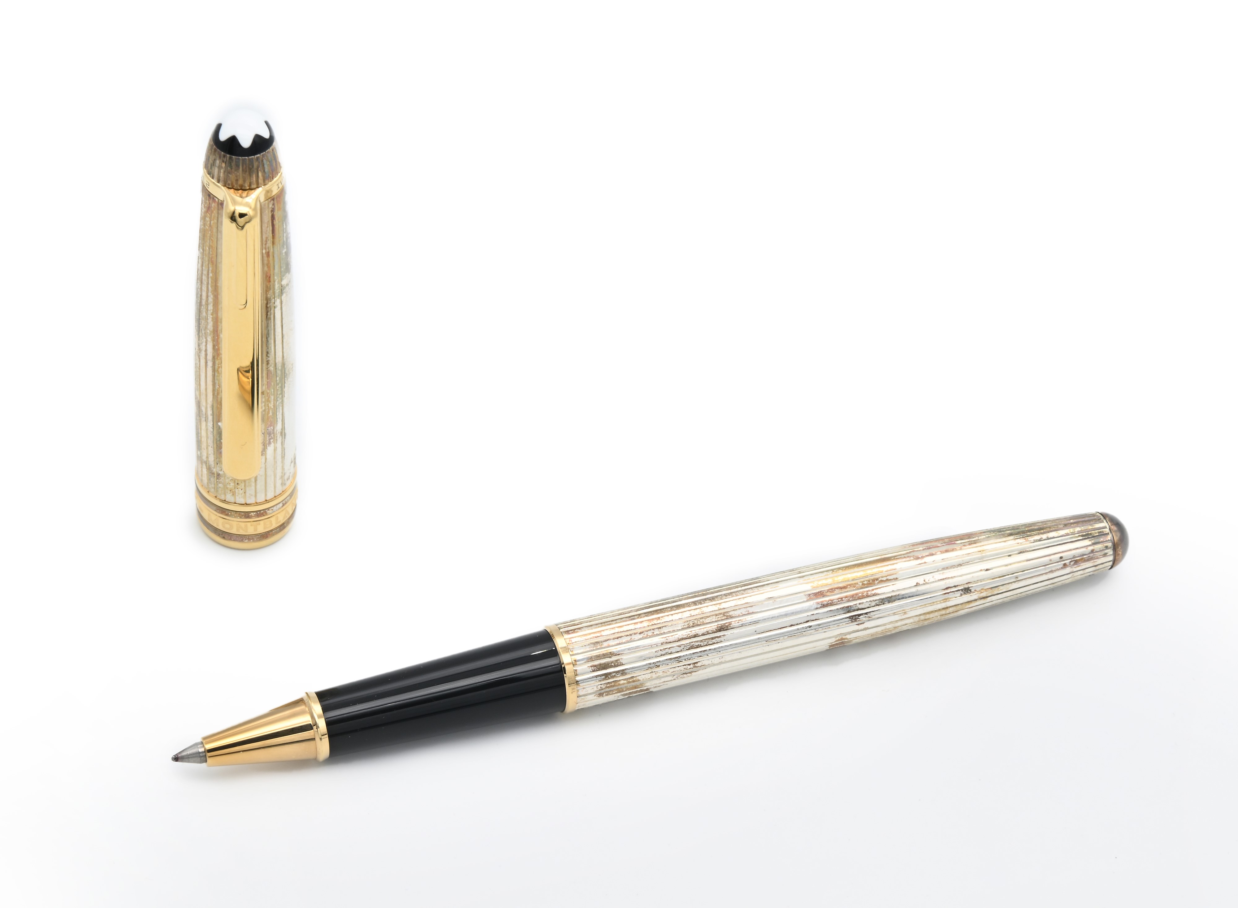 Montblanc Meisterstuck Solitaire 1638 - Roller in Argento 925/000 (11755)