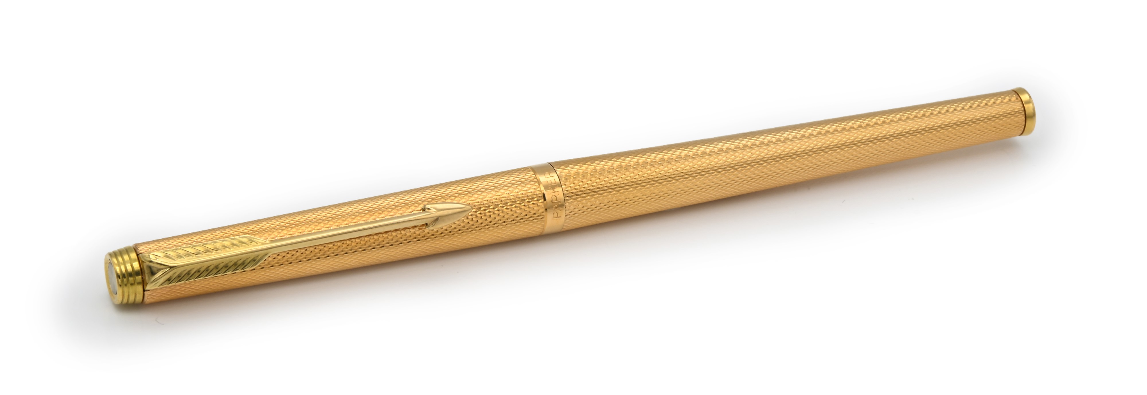 Parker 180 - Penna Stilografica in Metallo Placcato in Oro Giallo