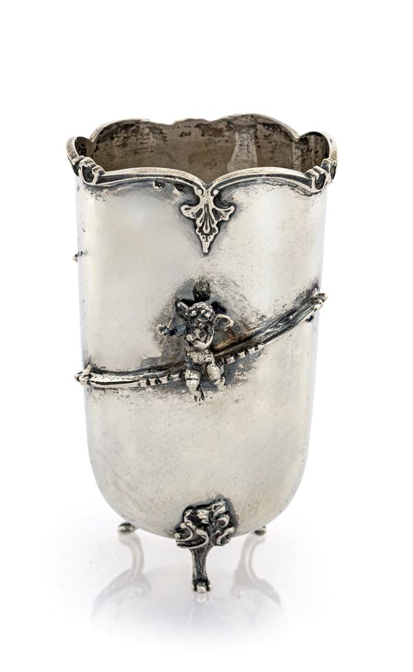 Bicchiere in argento 800/000