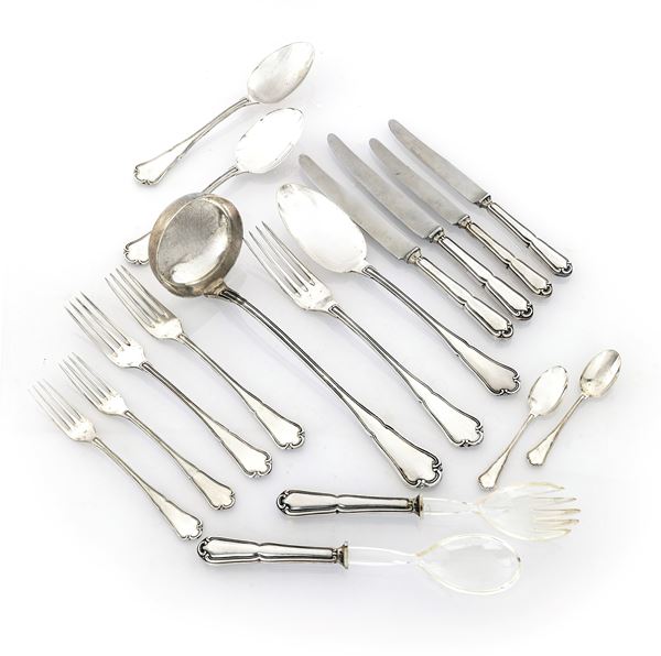 Servizio di posate in argento 800/000, Anni Cinquanta