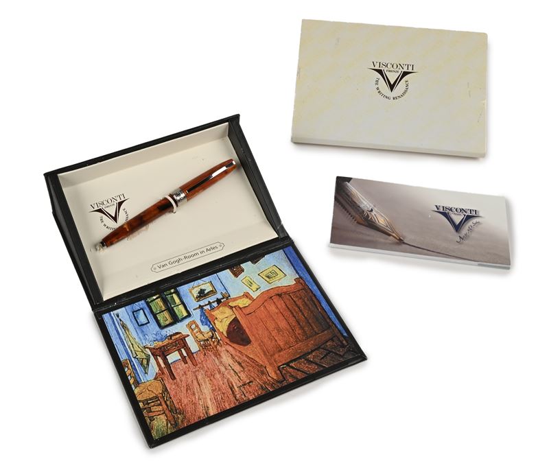 Visconti Van Gogh Room in Arles - Penna Stilografica in Vernice con Particolari in Acciaio