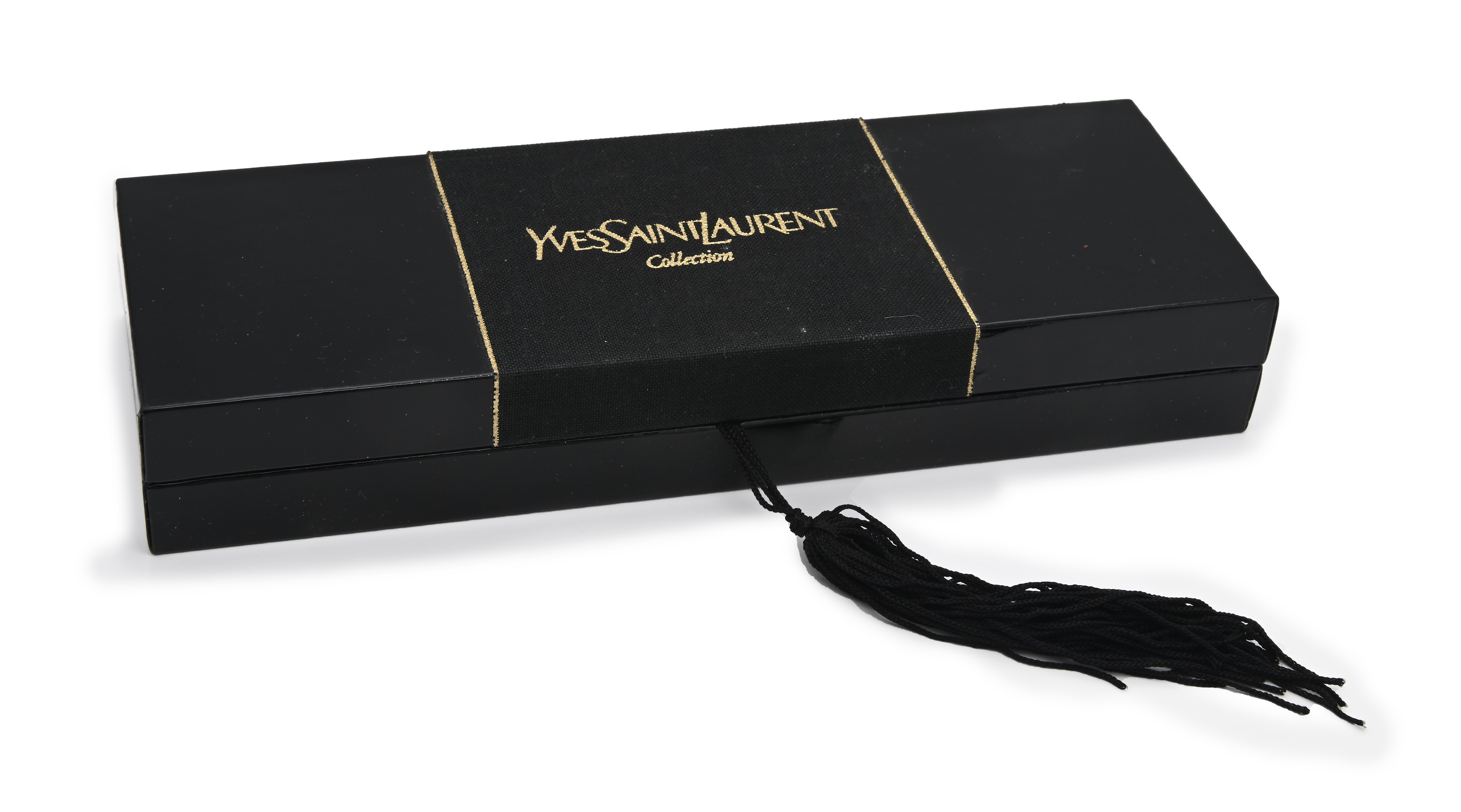 Yves Saint Laurent Collection - Penna a Sfera in Metallo e Smalto Lapislazzulo