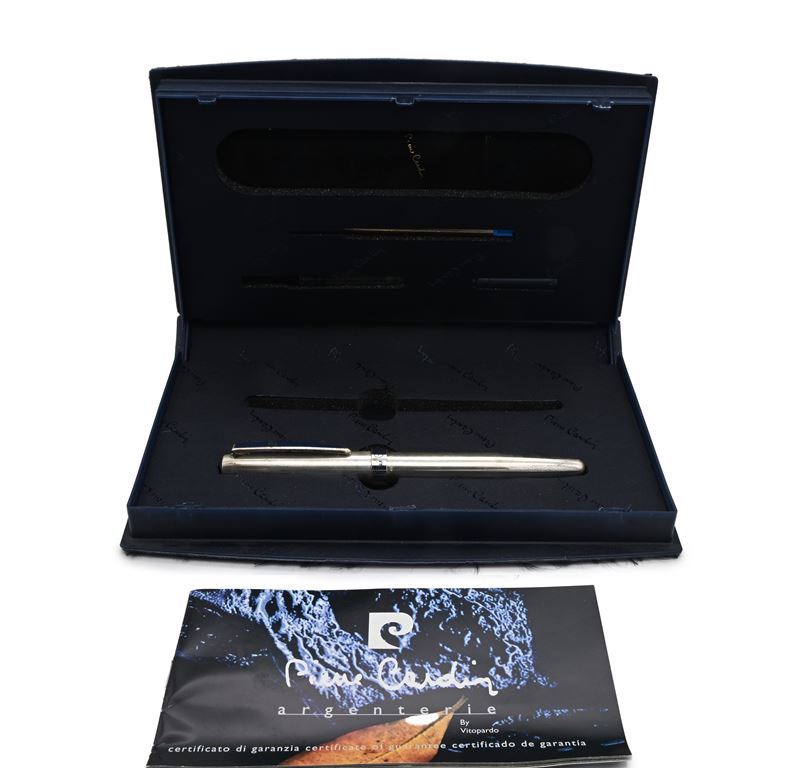 Pierre Cardin Argenterie By Vitopardo - Penna Stilografica in Argento 925/000 e Smalto