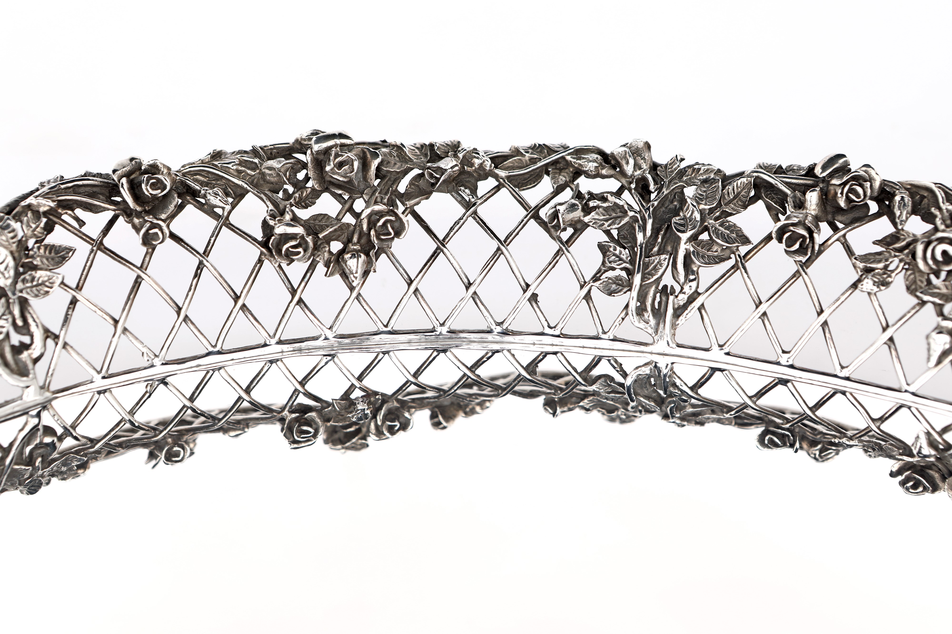 Vassoio Ovale in Argento 925/000, Messulam Milano per Bottega Dell'argento