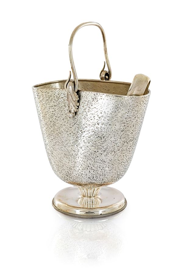 Secchiello portaghiaccio con pinza