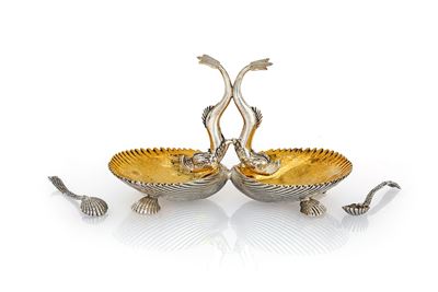 Saliera a Doppia Valva in Argento 925/000