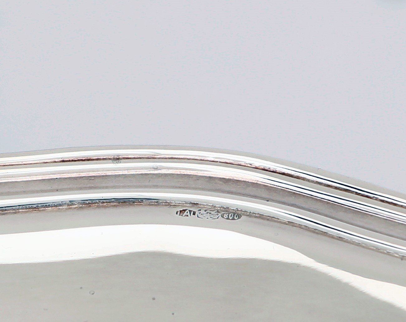 Formaggera Tonda in Cristallo con Coperchio, Piatto e Cucchiaio in Argento 800/000