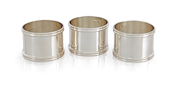 Tre anelli portatovagliolo