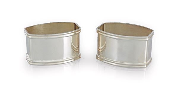 Coppia di portatovagliolo a barilotto