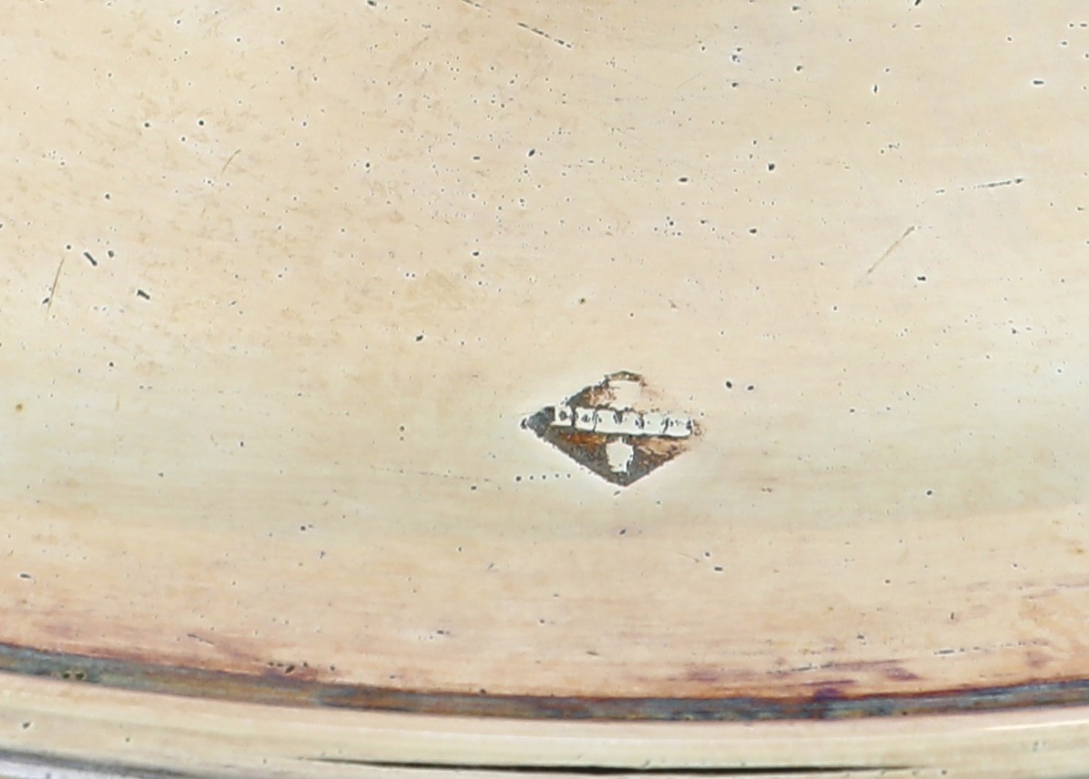 Tazza con Piatto in Argento Dorato, Francia