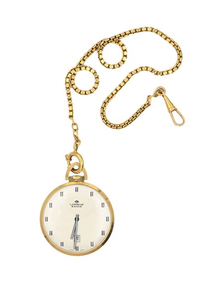 Lorenz Edox - Orologio da Tasca da Uomo con Catena in Oro