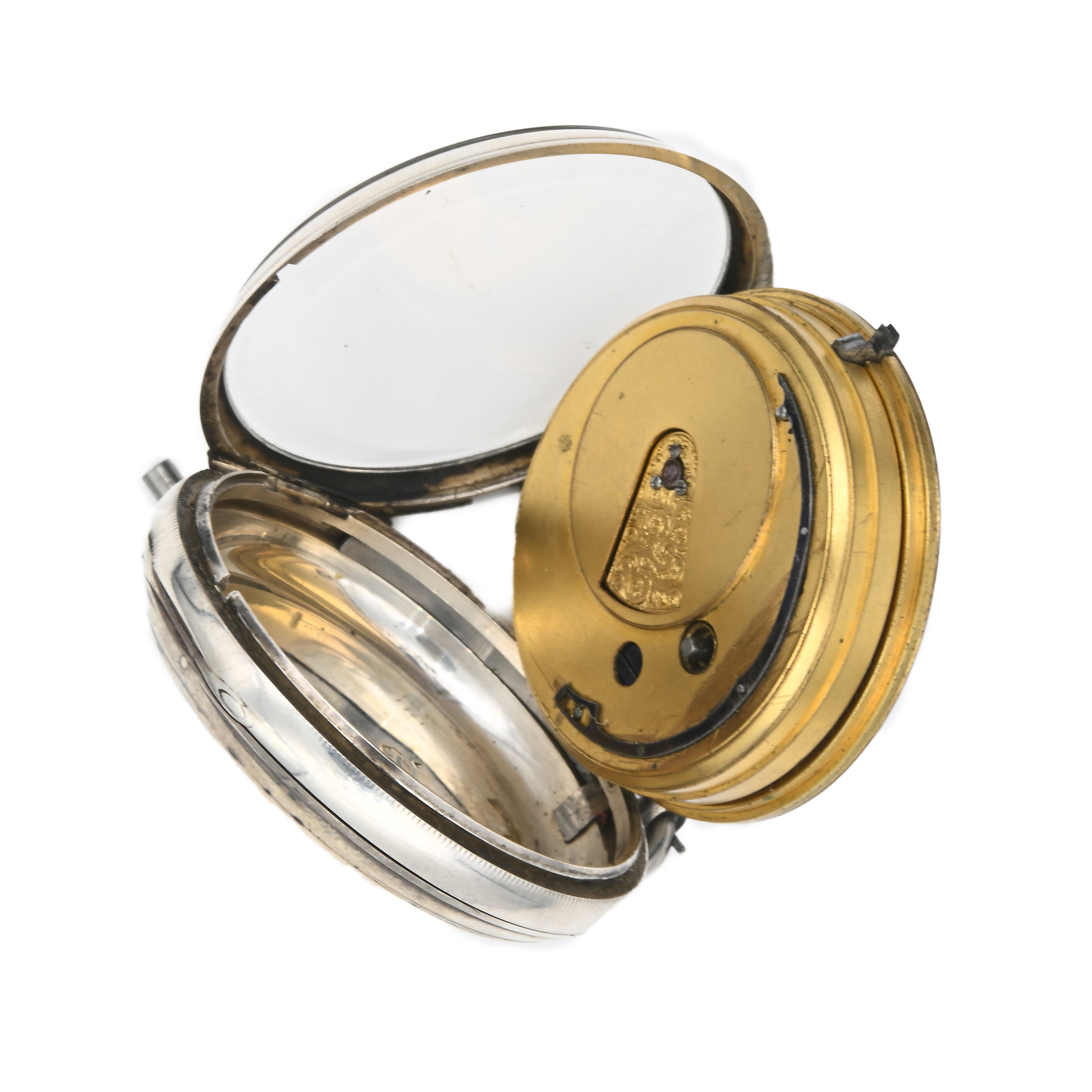 E. Lloyd a Pontrobert - Orologio da tasca a chiavetta da uomo in argento con punzoni Londra 1876....