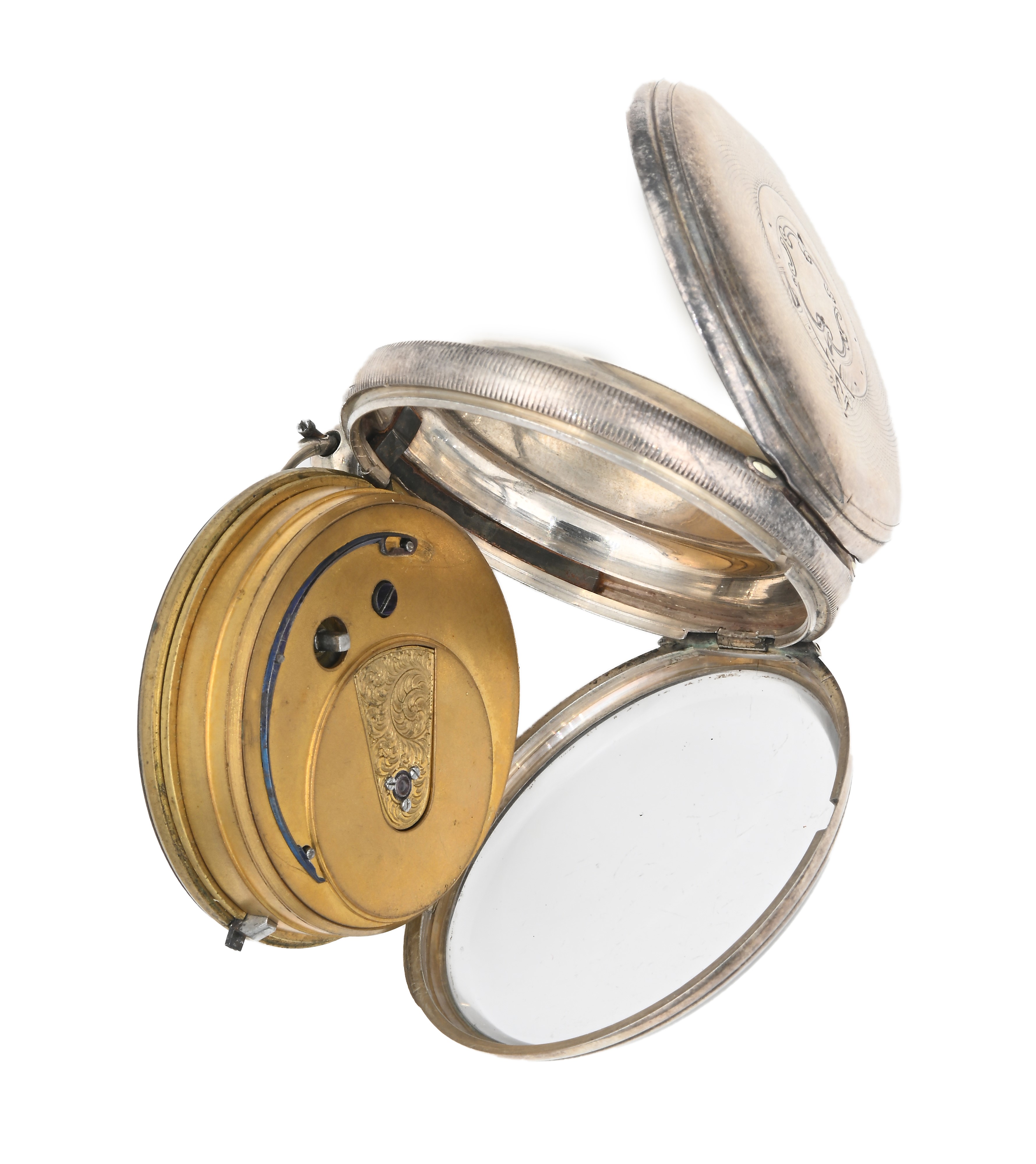 Sa.s Blackhurst - Orologio da tasca a chiavetta da uomo con punzoni Londra 1870. Meccanica a cono...