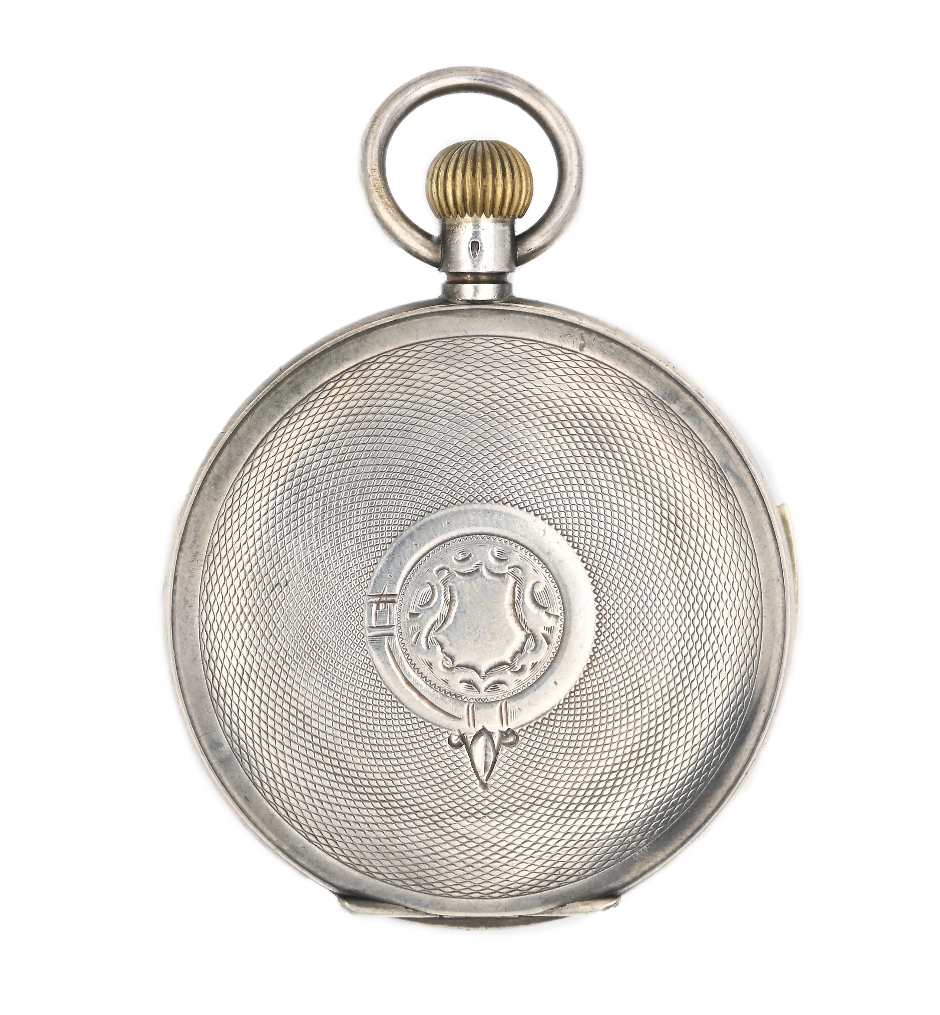 Anonimo Svizzero - Orologio Ripetizione Ad Ore e Quarti da Tasca Savonette Remontoir da Uomo in A...