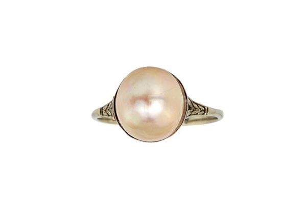ANELLO ANTICO CON PERLA