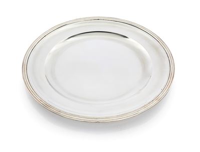 Piatto Circolare in Argento 800/000