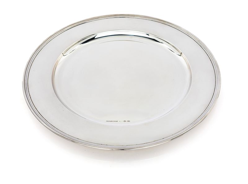 Sottopiatto in Argento 800/000, Fratelli Stancampiano, Palermo dal 1870