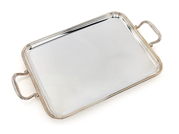 Vassoio rettangolare con manici