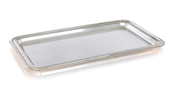 Vassoietto rettangolare in argento 925/000