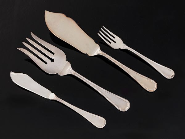 Servizio da pesce (26 pezzi) modello inglese