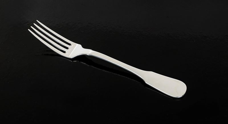 Dodici Forchette da Pasto in Argento 925/000