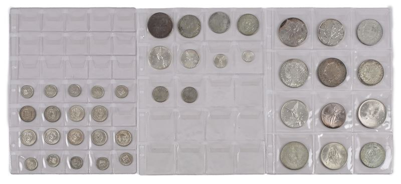 Lotto Monete D'argento: Regno D'italia, Usa, Canada, Messico, Venezuela, Bolivia, Francia, Giappo...