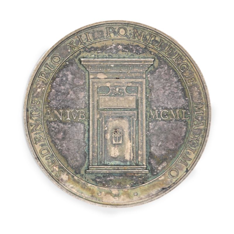 Medaglia in Argento per L'apertura e la Chiusura della Porta Santa della Basilica Lateranense Del...