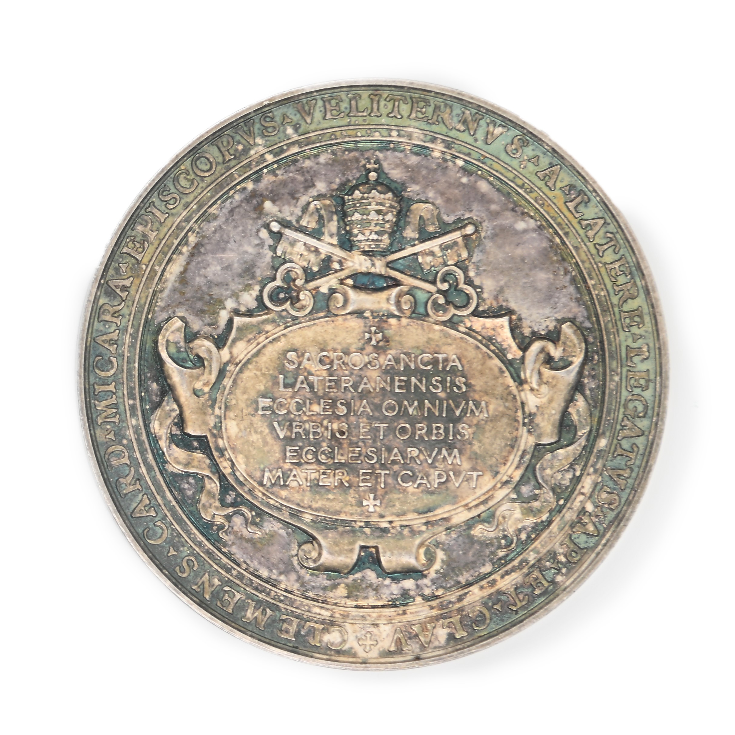 Medaglia in Argento per L'apertura e la Chiusura della Porta Santa della Basilica Lateranense Del...
