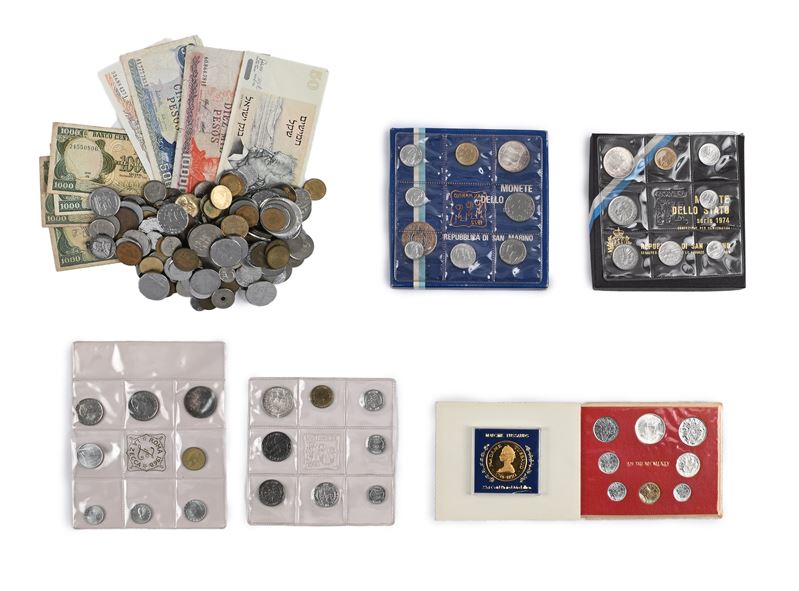 Serie 1968 Repubblica Italiana; Serie 1972 e 1974 (2) San Marino; Serie 1975 Paolo Vi Città del V...