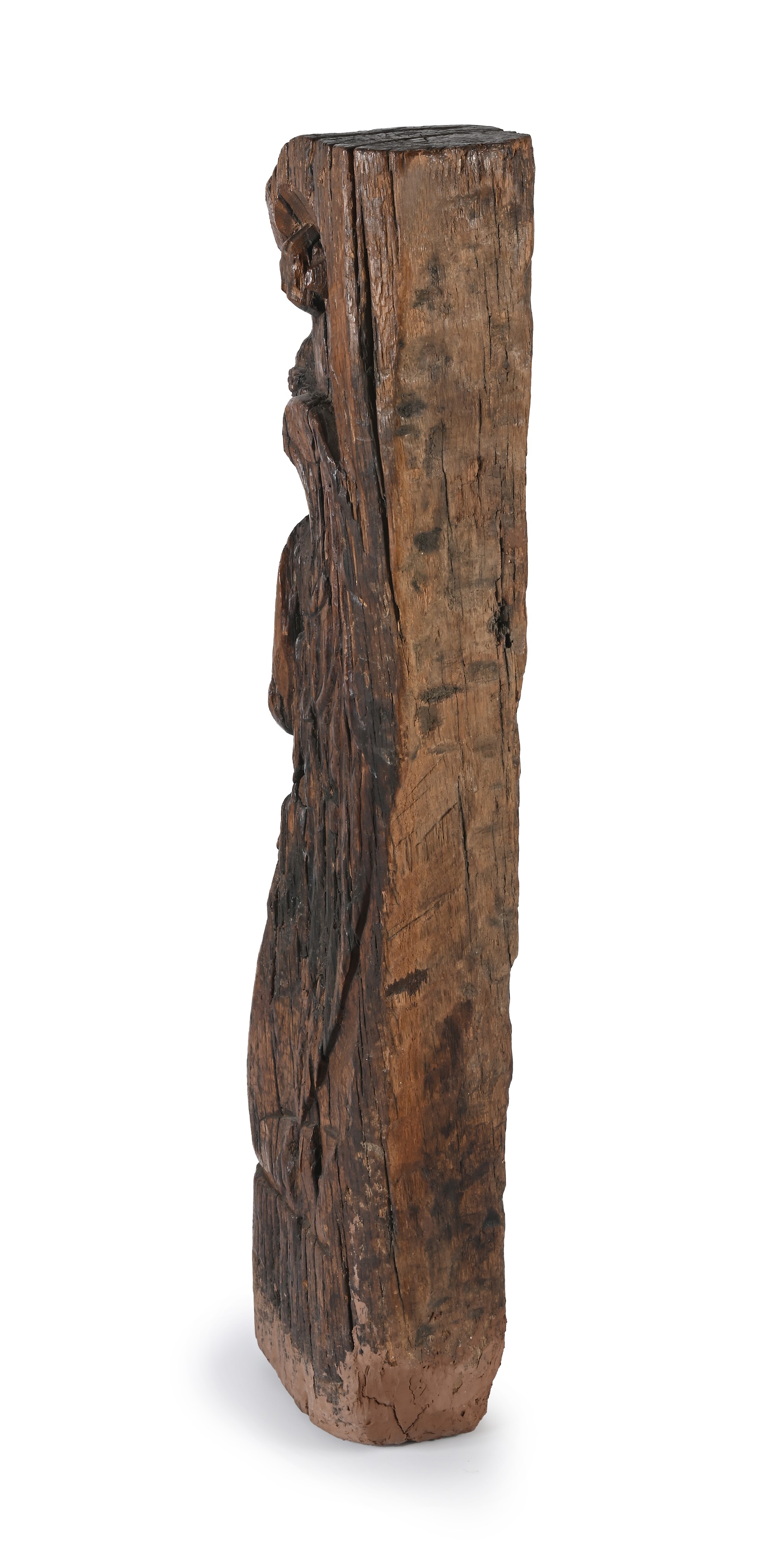 Lesena in legno intagliato, XVIII secolo