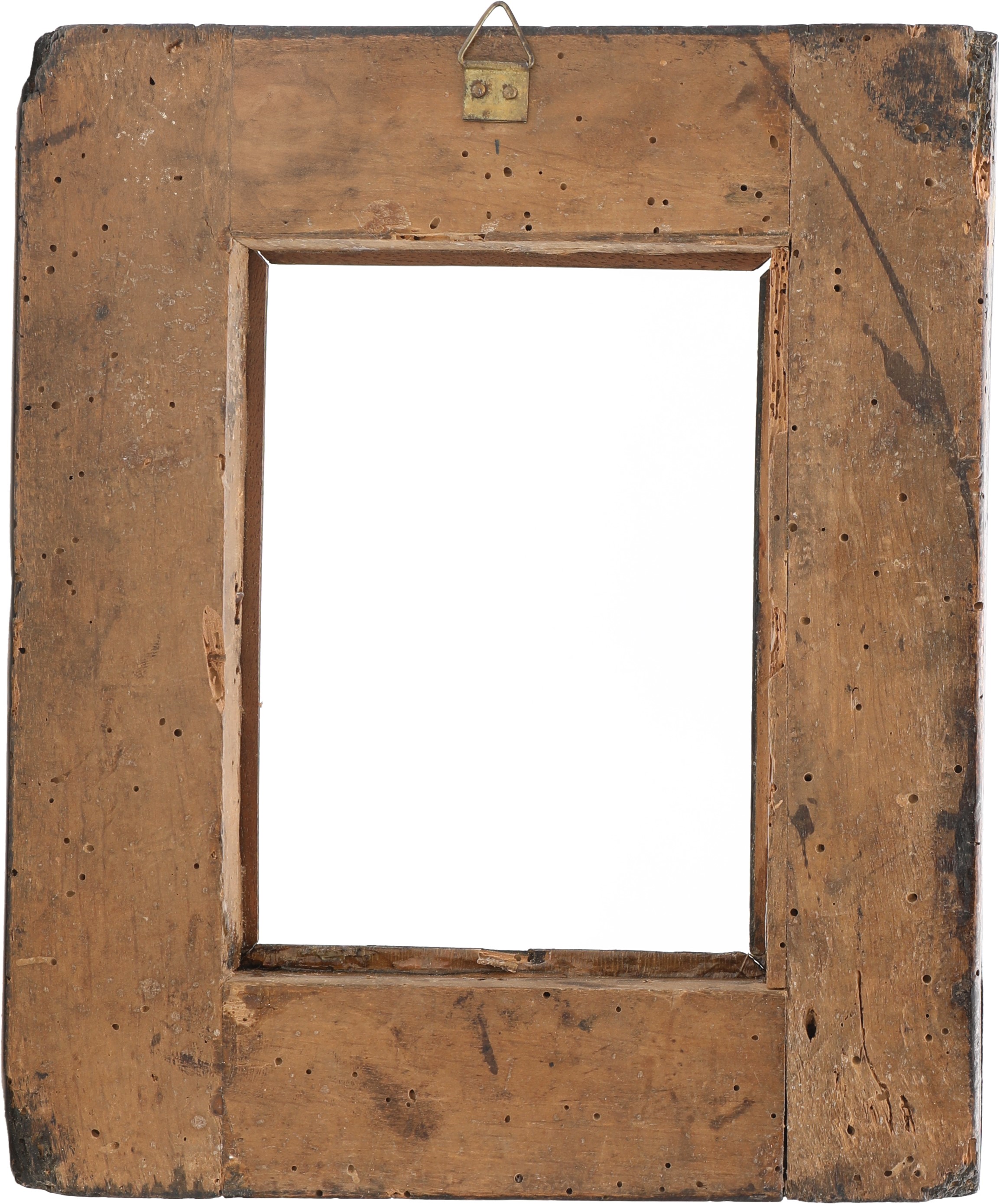 Miniaturista del XIX Secolo - Cornice in Legno Ebanizzato con Finiture Ornamentali in Rame e Bron...