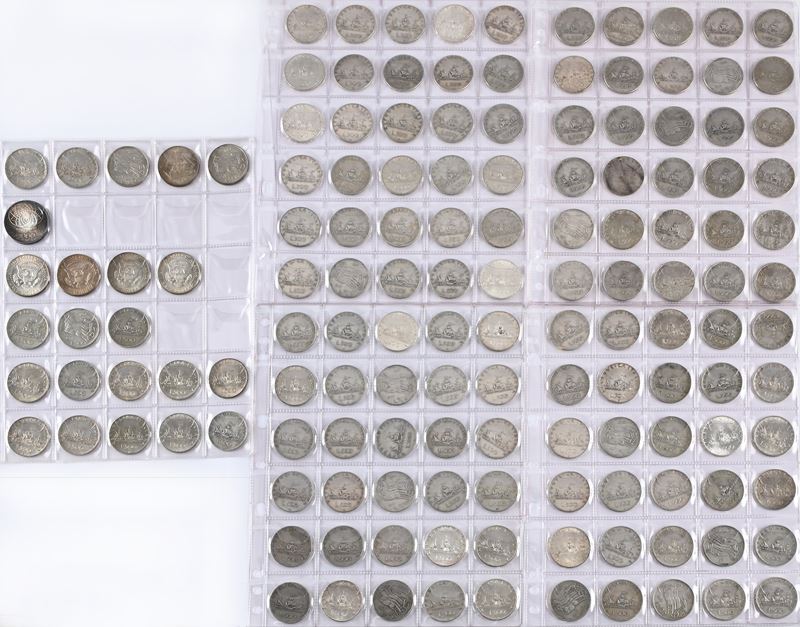 138 Monete da 500 Lire e 1 da 1.000 Lire Repubblica Italiana, 4 Mezzi Dollari Kennedy Usa