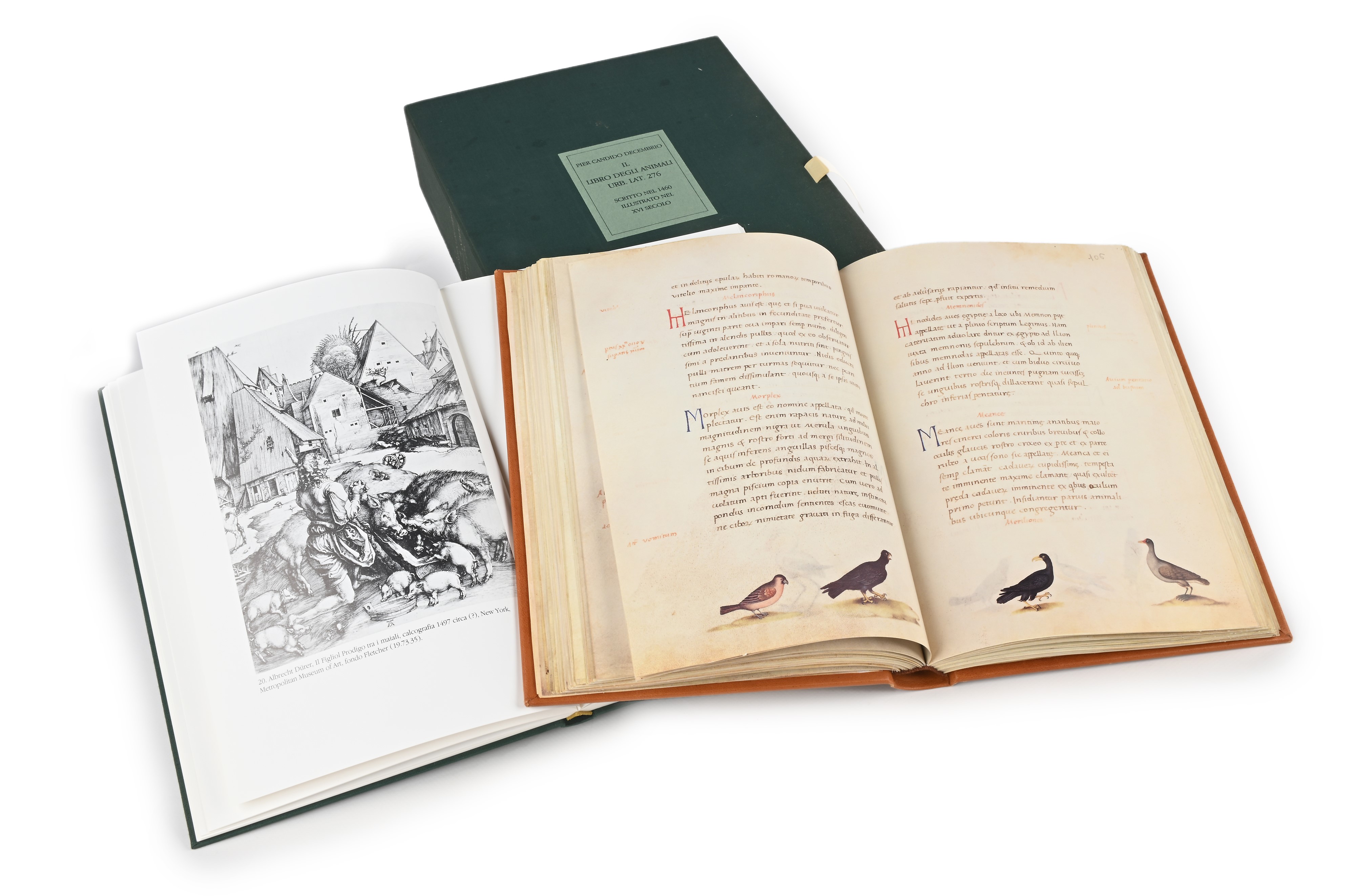 Pier Candido Decembrio - Il Libro degli animali Riproduzione del Codice Miniato del 1460 Urb. Lat...