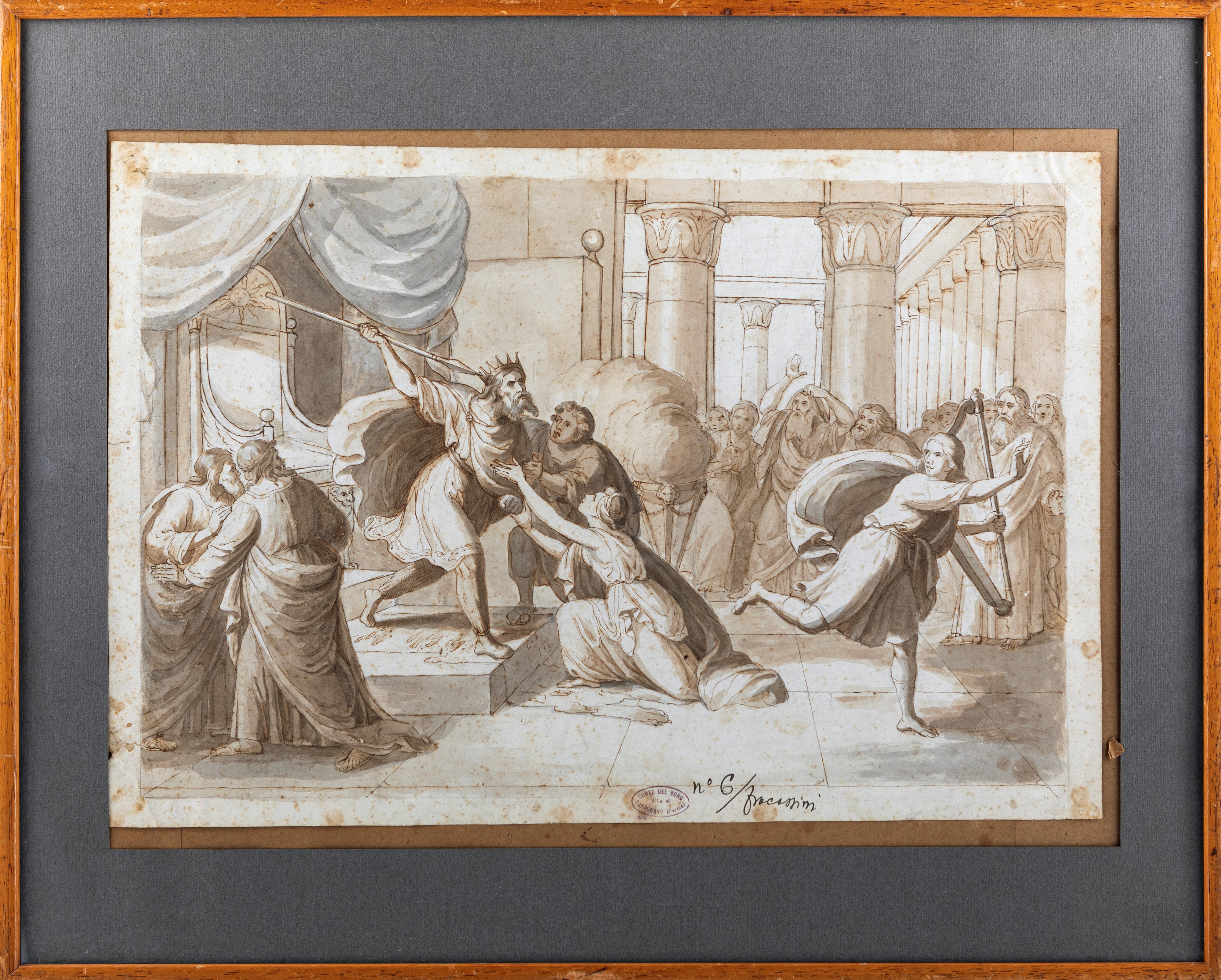 Cesare Fracassini - Studio per Saul e Davide