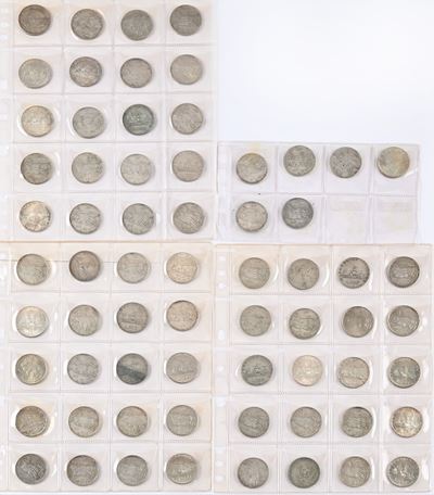 Lotto di 66 Monete da 500 Lire Repubblica Italiana