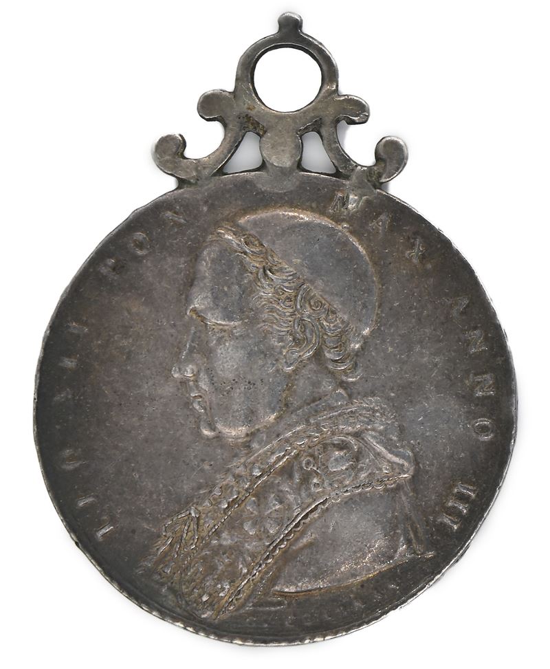 Giuseppe Cerbara - Scudo del III° Tipo 1926 R Anno III Leone XII Stato Pontificio. con Appiccagno...