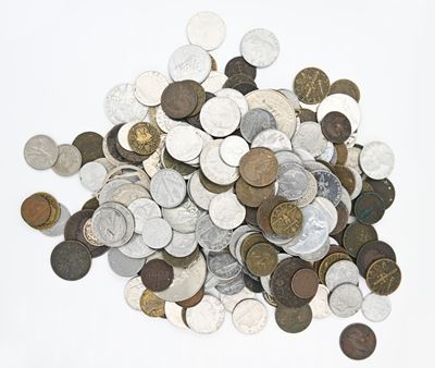 Lotto Monete di Metallo Vile