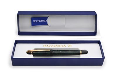 Waterman - Penna Stilografica in Vernice con Particolari Dorati